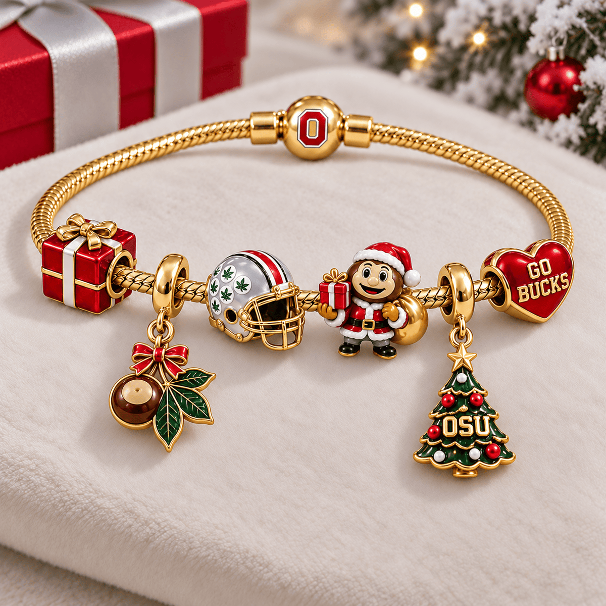 OSB Gold Charm Bracelet Set TTTT