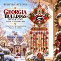 GGBD Premium Christmas Stained Glass Wind Chime NTNA