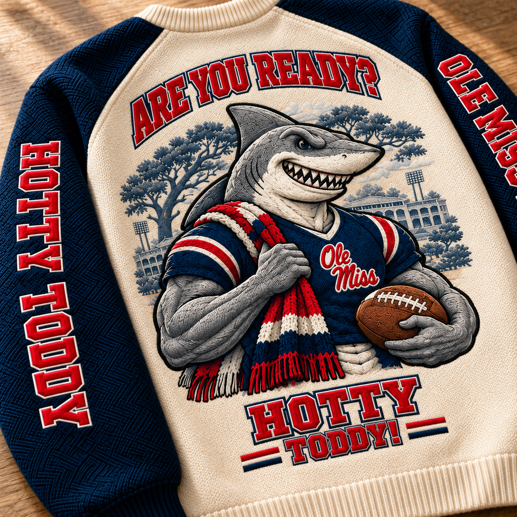 OMR Embroidered Knit Sweater DNBN