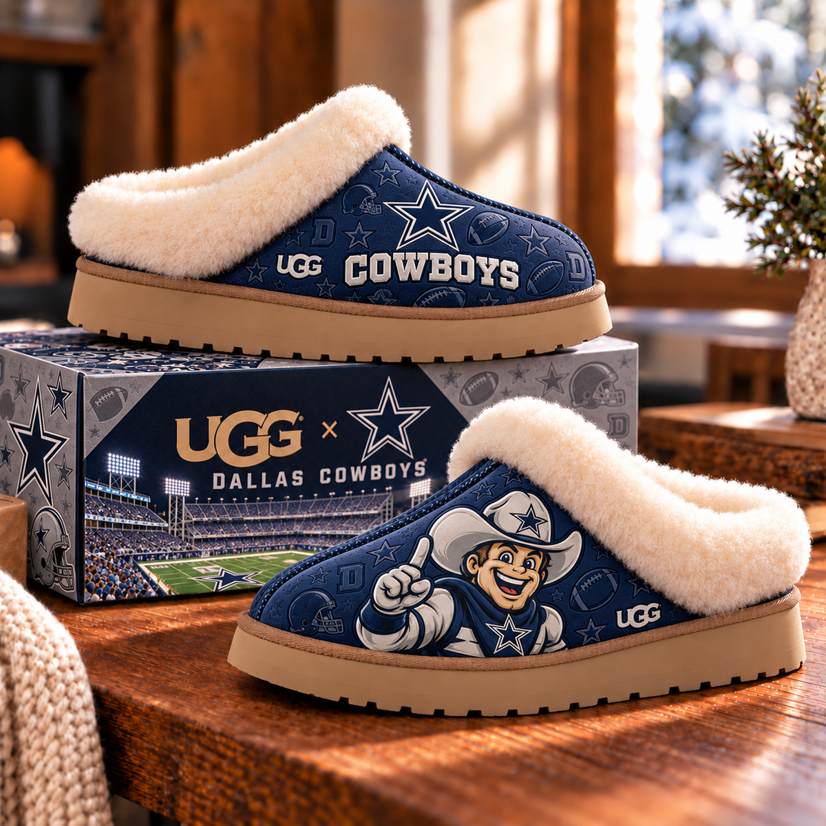 Premium DLCB Fur Lined Slippers PDL