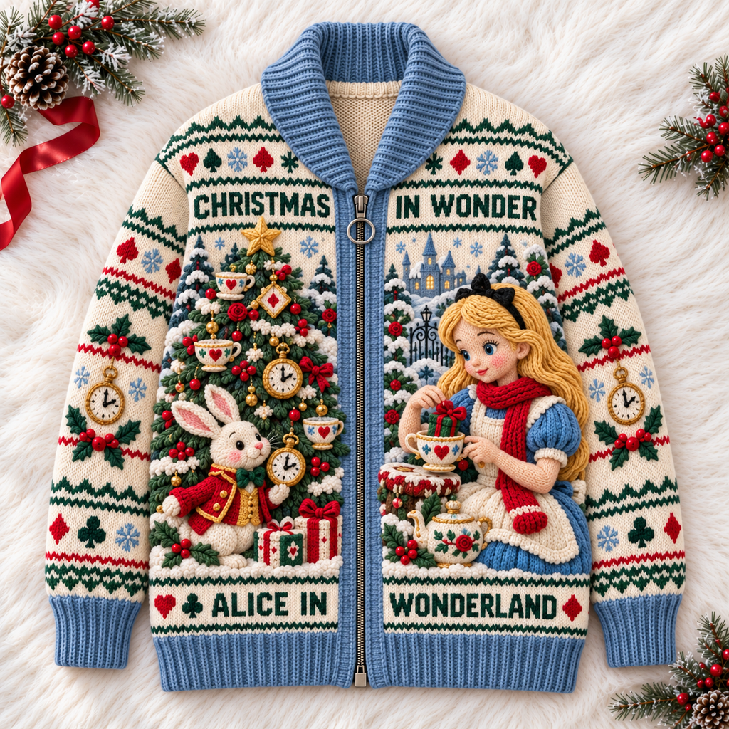 ALW WOOL ZIP CARDIGAN NPL