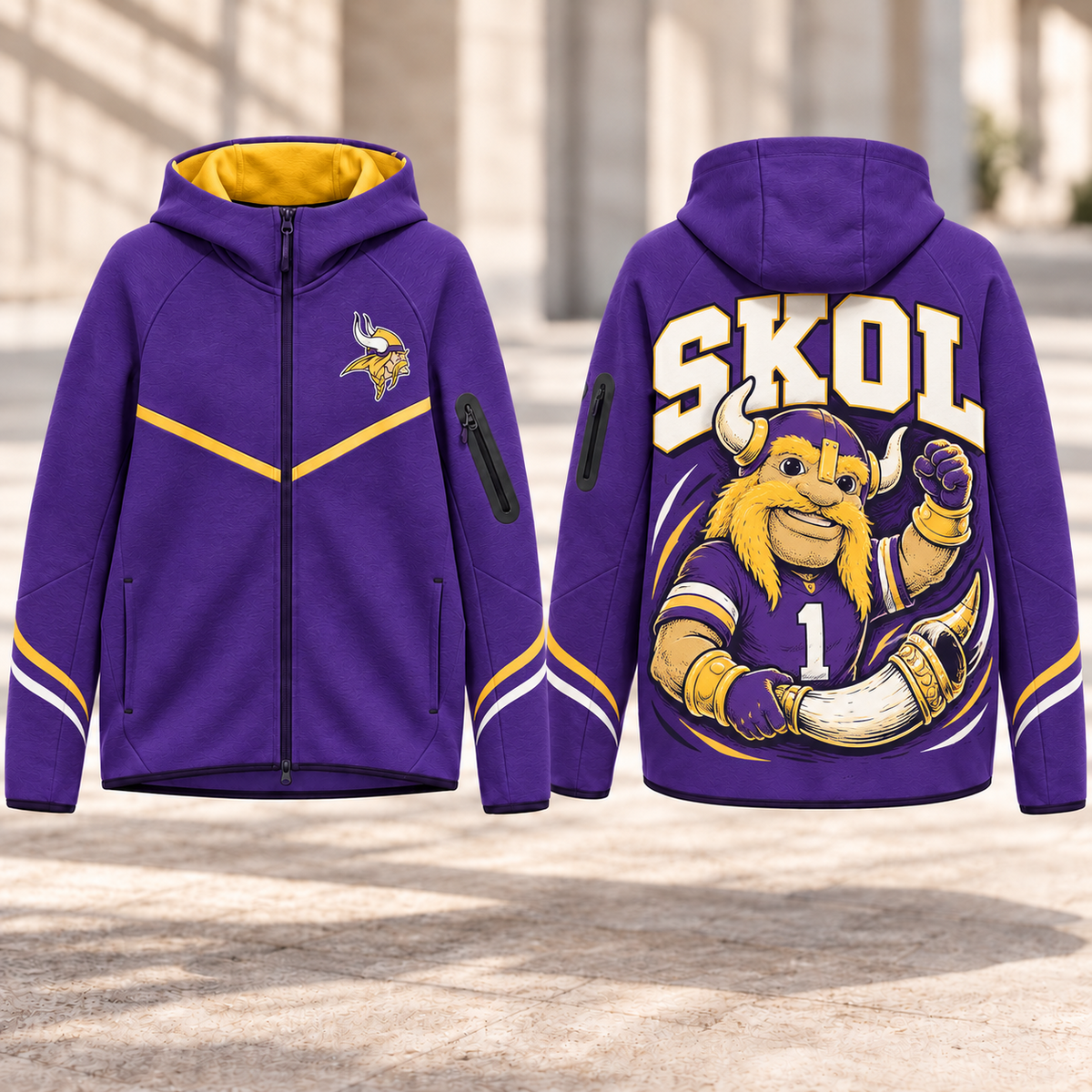 MNV PREMIUM GRAPHIC ZIP HOODIE HQH
