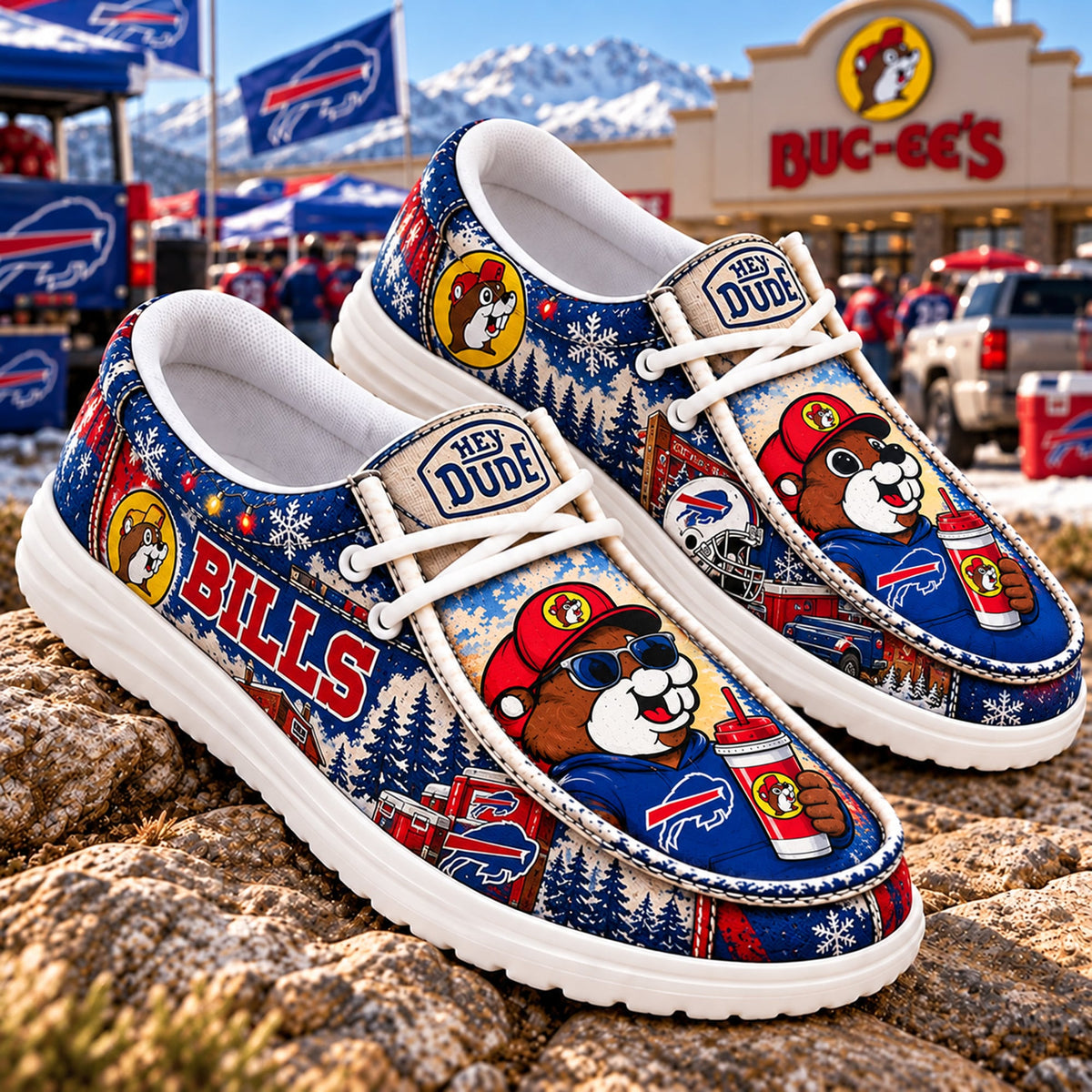 Premium BFBL Statement Graphic Casual Loafer Shoes PDL