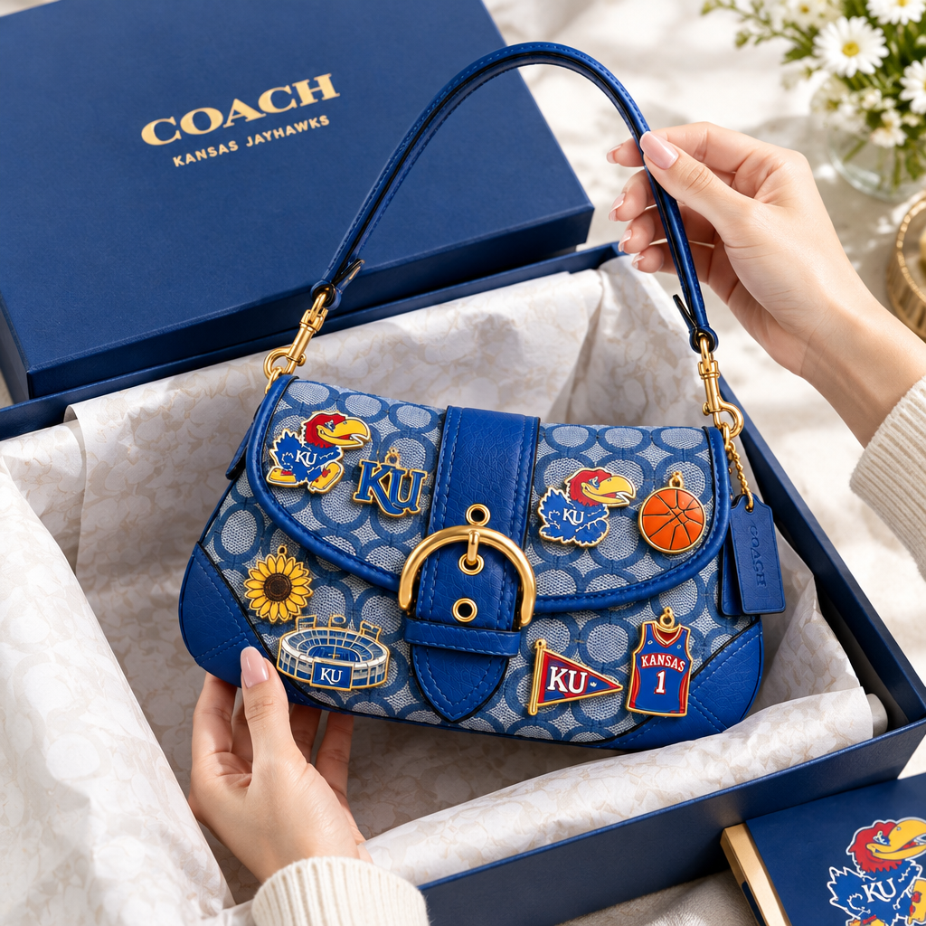 Kansas Jayhawks Soho Bag With Charm